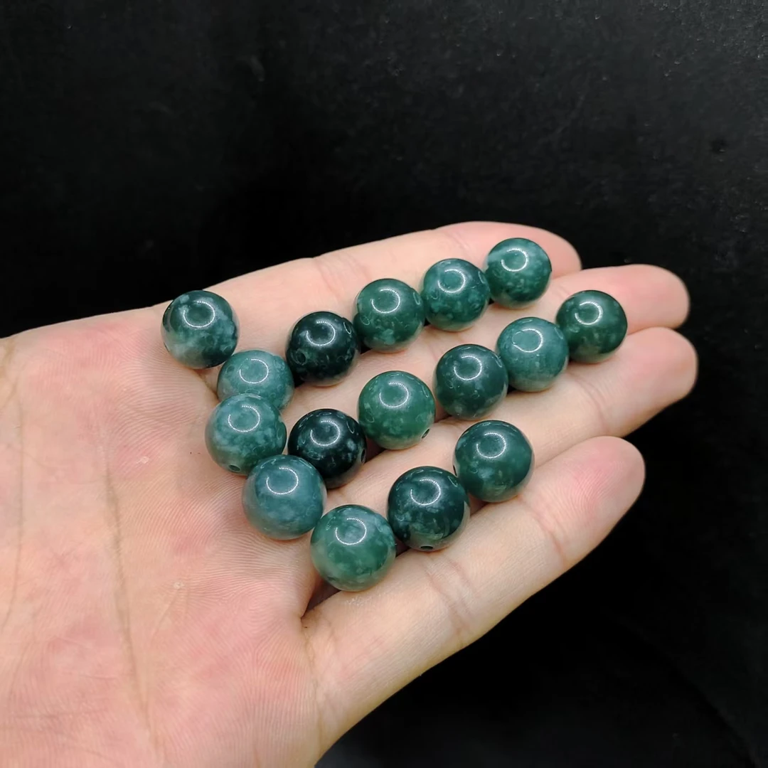 【老三珠宝】翡翠单珠吊坠赠链SY06【多样性发其一】约11mm