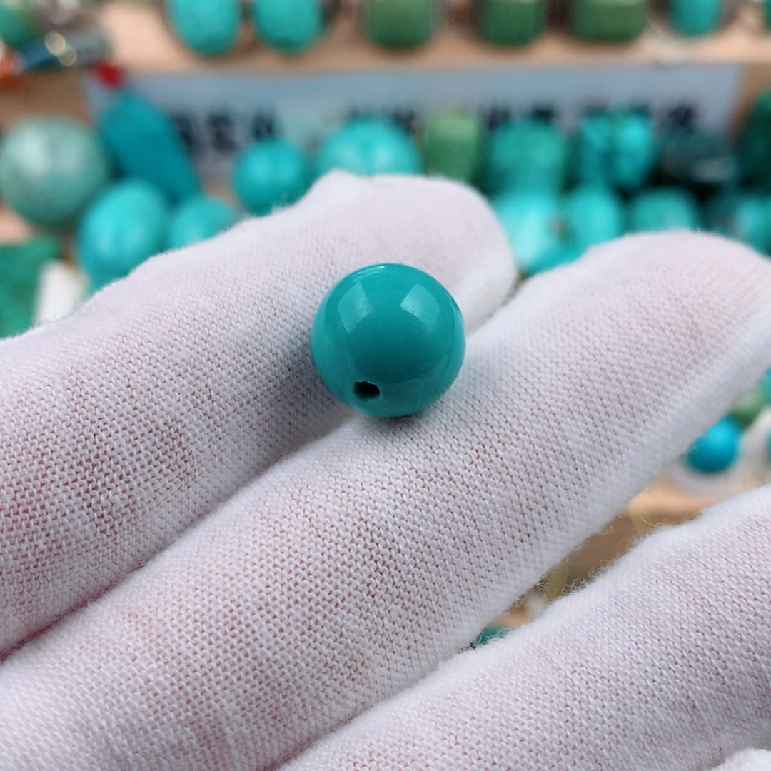 绿松石未镶嵌珠宝奇石12mm
