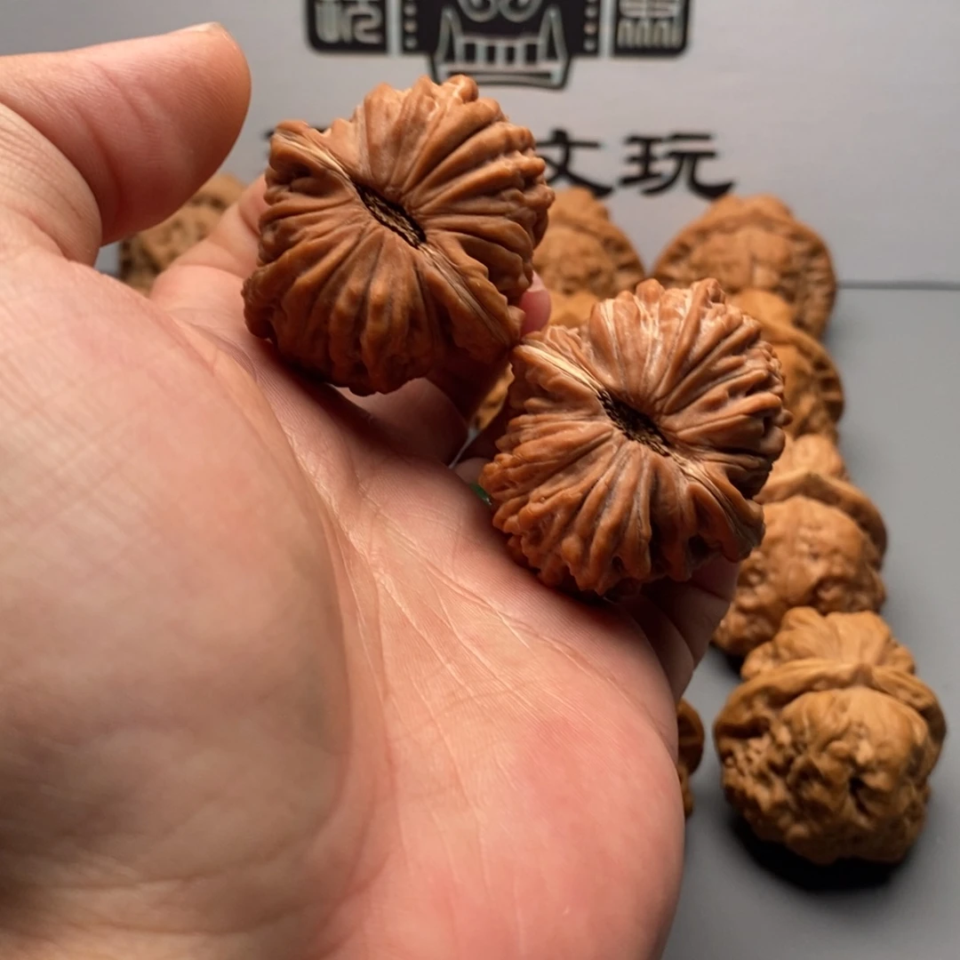 麦***穗吊坠文玩核桃四座楼40