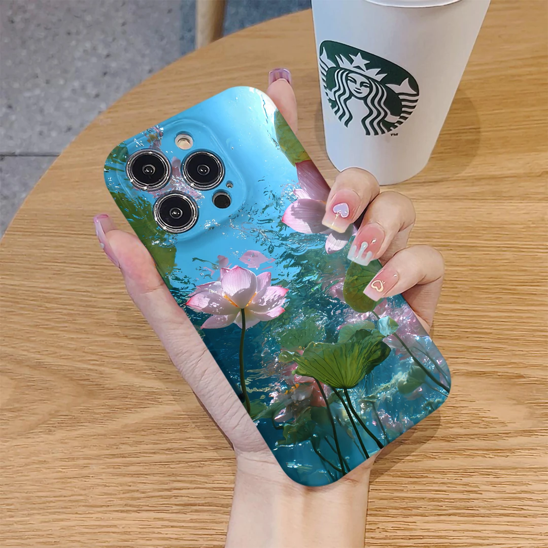 好运莲莲适用苹果16promax 华为 小米vivo oppo荣耀手机壳菲林