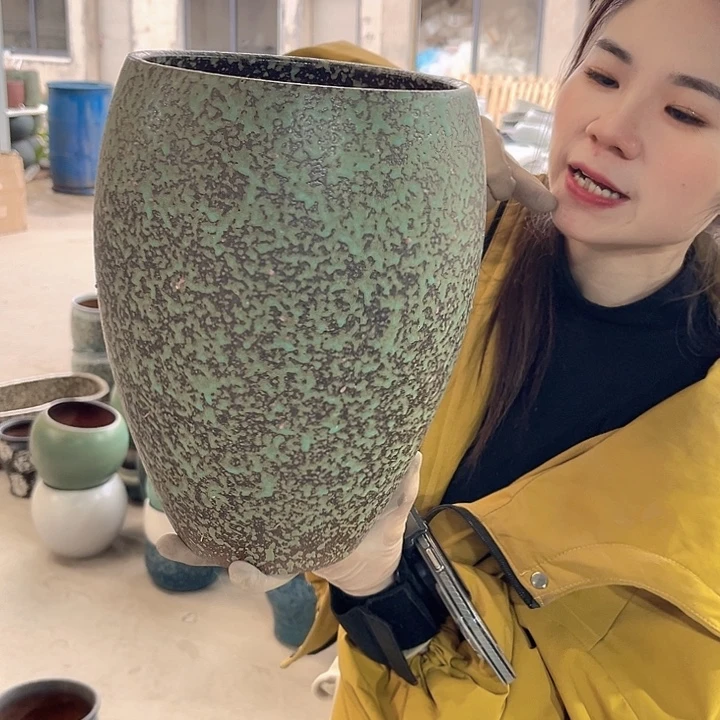 正品口20高28花盆……