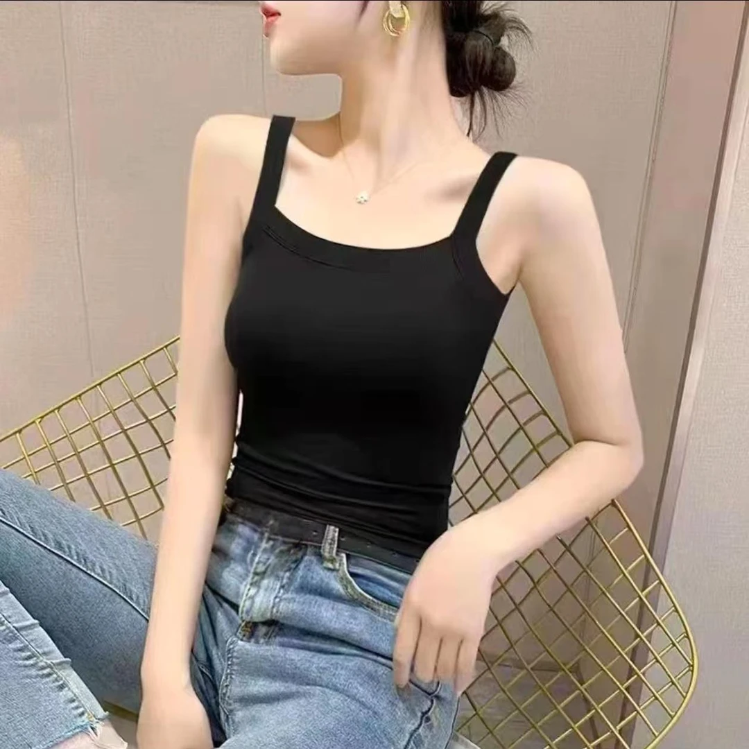 1303 夏季女士INS风潮流风极简风吊带背心女士吊带背心 三楼 新