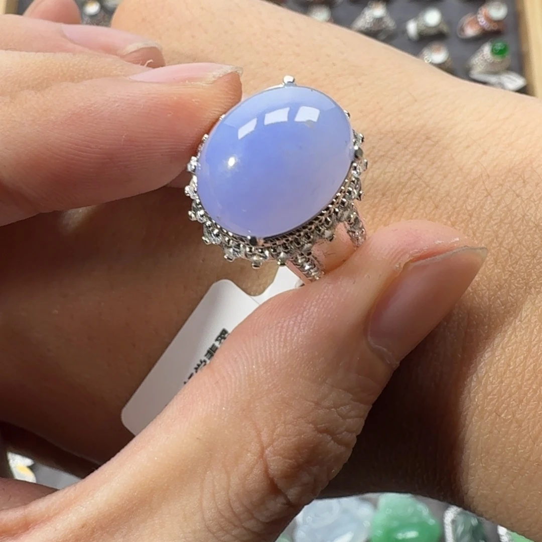 翡翠未镶嵌戒指天然缅甸翡翠A货