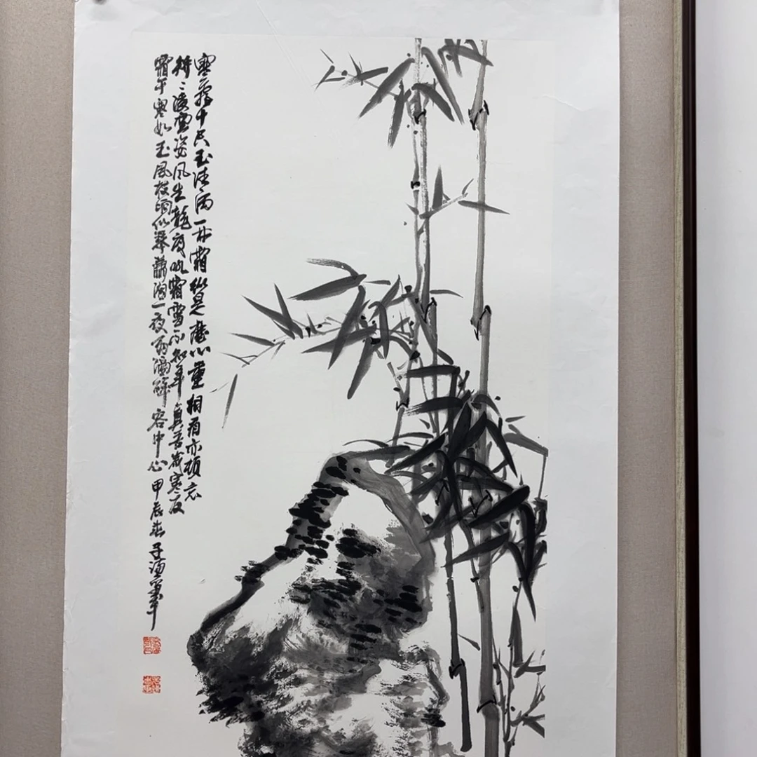 国画艺术家真人手绘