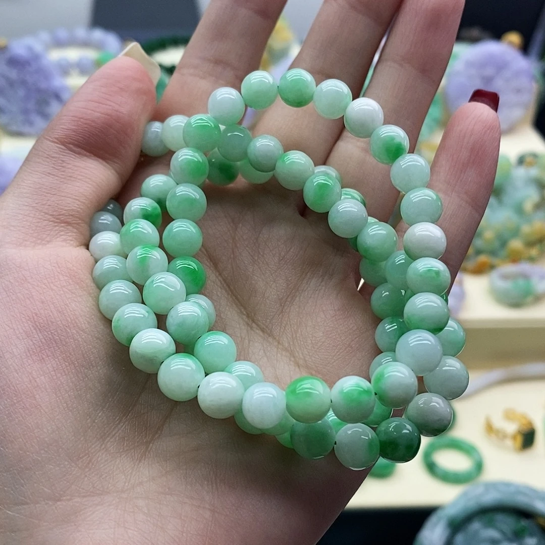 梅***花翡翠未镶嵌项链项链