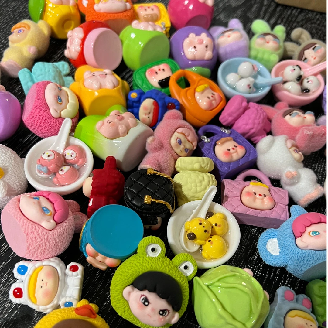 【个人捞】萌粒大乱斗公仔萌粒手作diy饰品配件萌粒可爱摆件