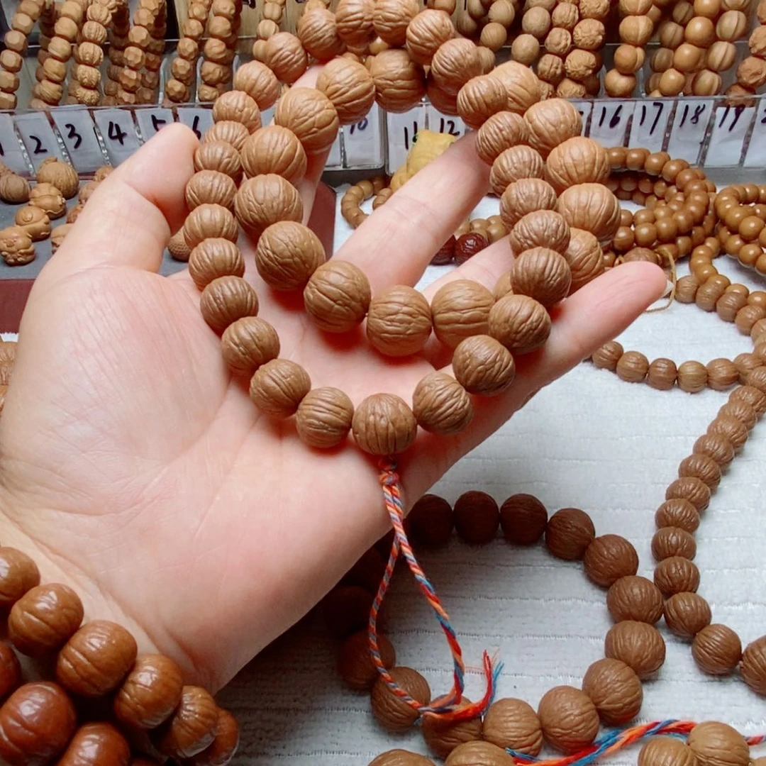 叮***咚猴头核桃手串聚宝盆手持土豪手持