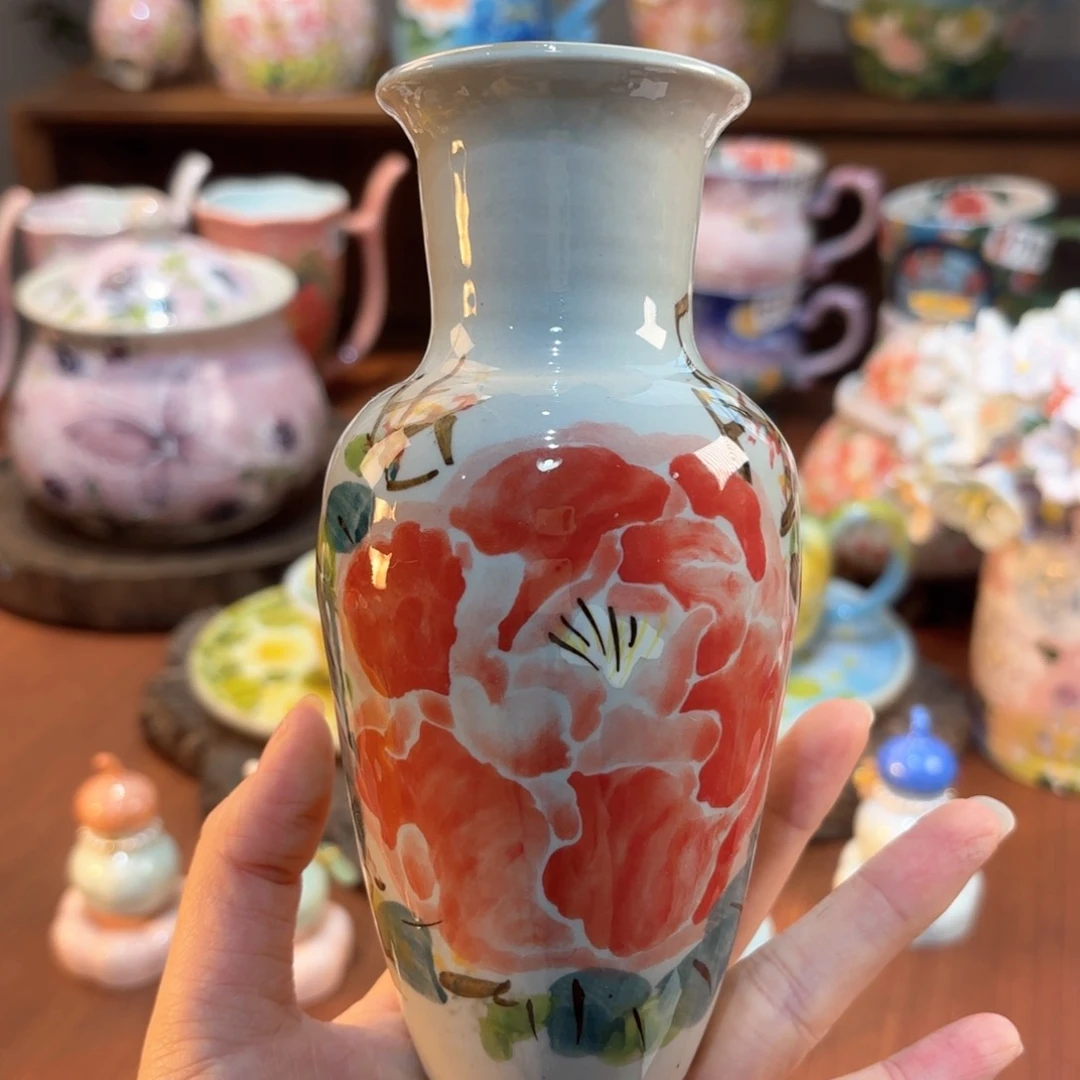 景德镇手绘高温釉下彩陶瓷茶具