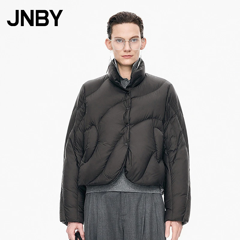 【商场同款】JNBY/江南布衣25冬新品羽绒服宽松立领5PAC12740