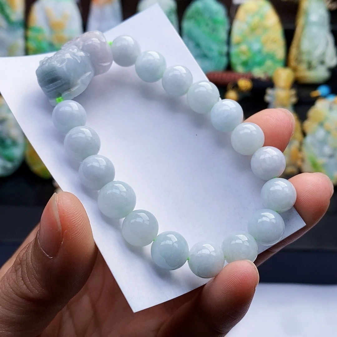 颈饰未镶嵌翡翠翡翠A货一物一证