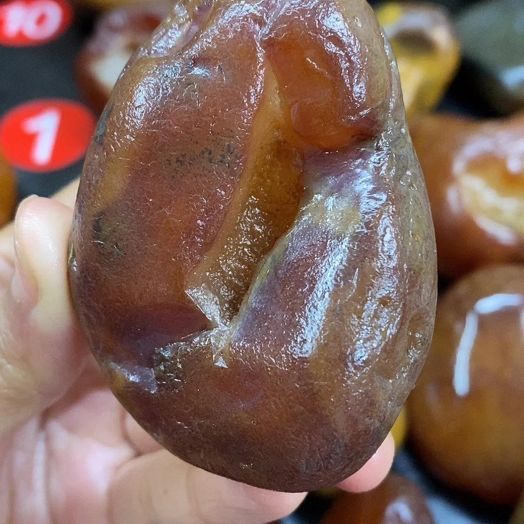 玛瑙/玉髓未镶嵌手把件