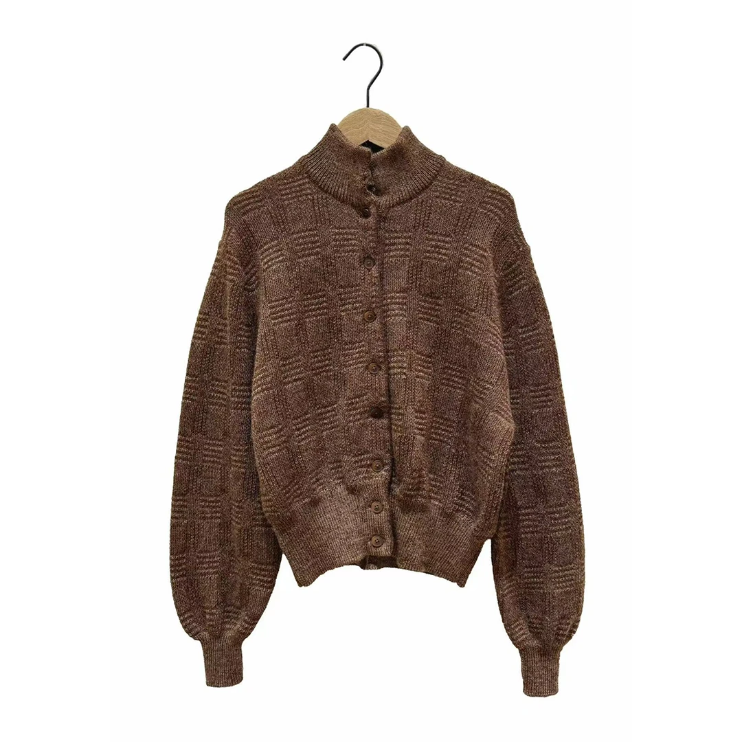 左岸迷香 Z25FW7027 布衣分享【羊毛衫】原创小众秋冬复古针织开衫