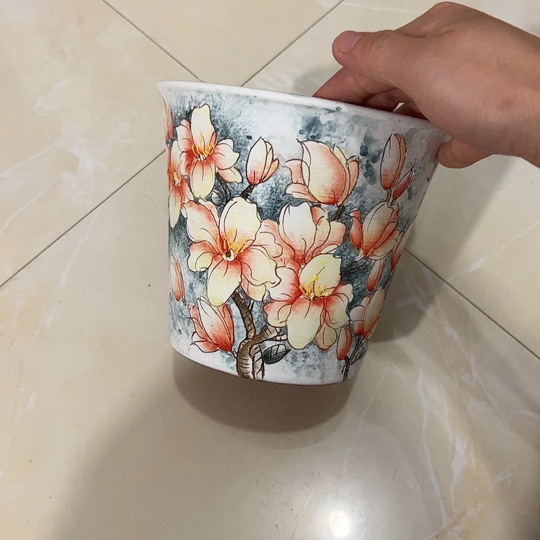 景德镇炫彩手绘口14高14