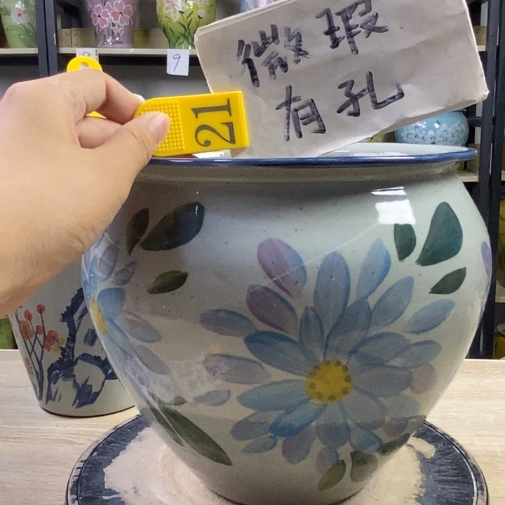 景德镇高温陶瓷花盆