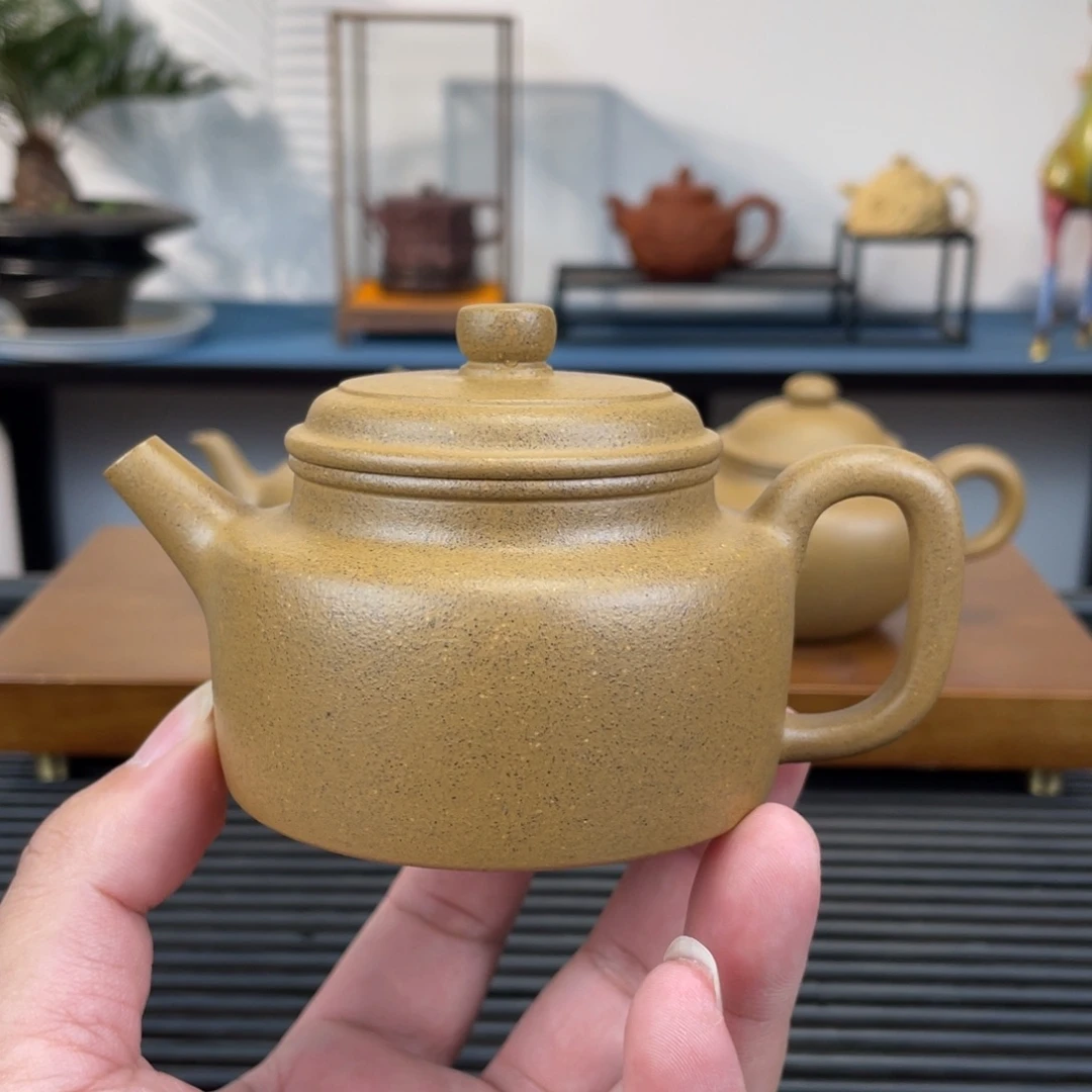 茶壶紫砂青段德钟160cc