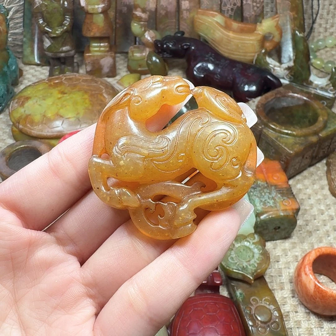 白玉菩提吊坠挂件