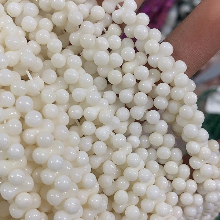 一条4x8白精灵原枝花生珠