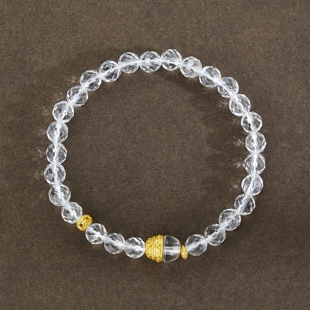 银925白水晶手串44186