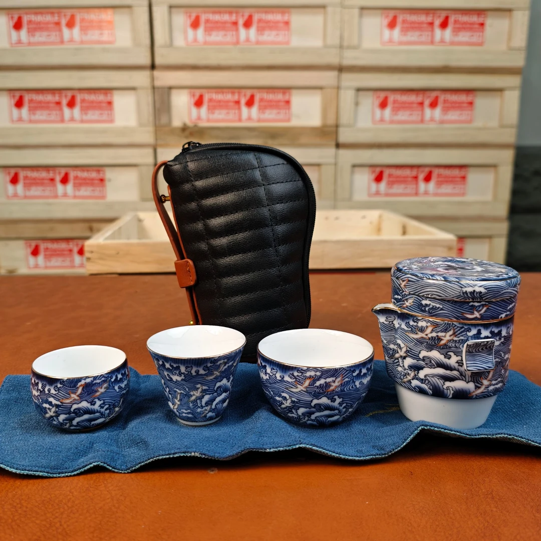 海浪奔翔旅行套装一壶三杯5952