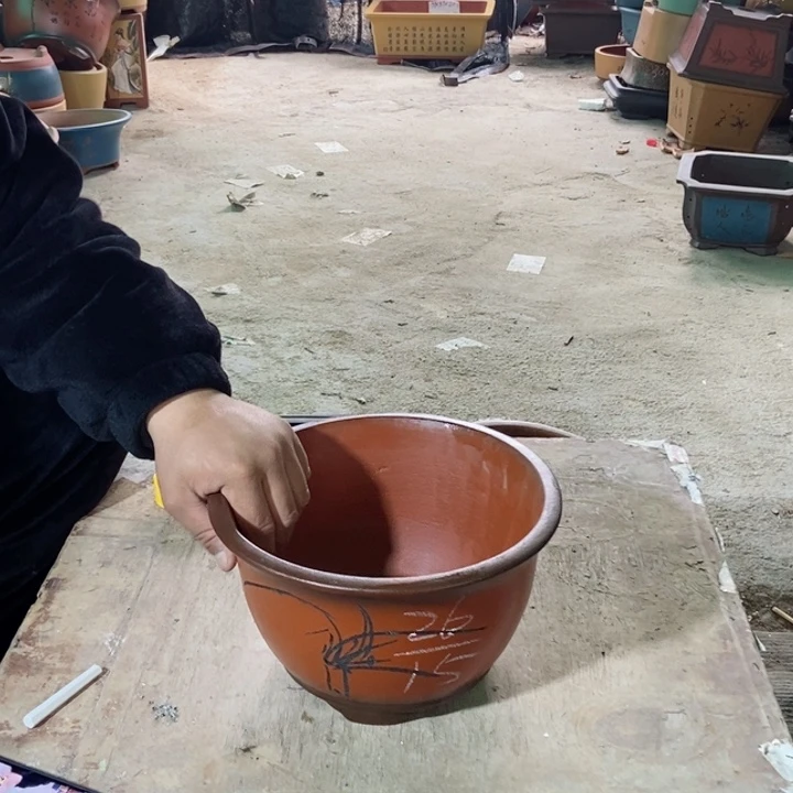 紫砂花盆紫砂紫砂