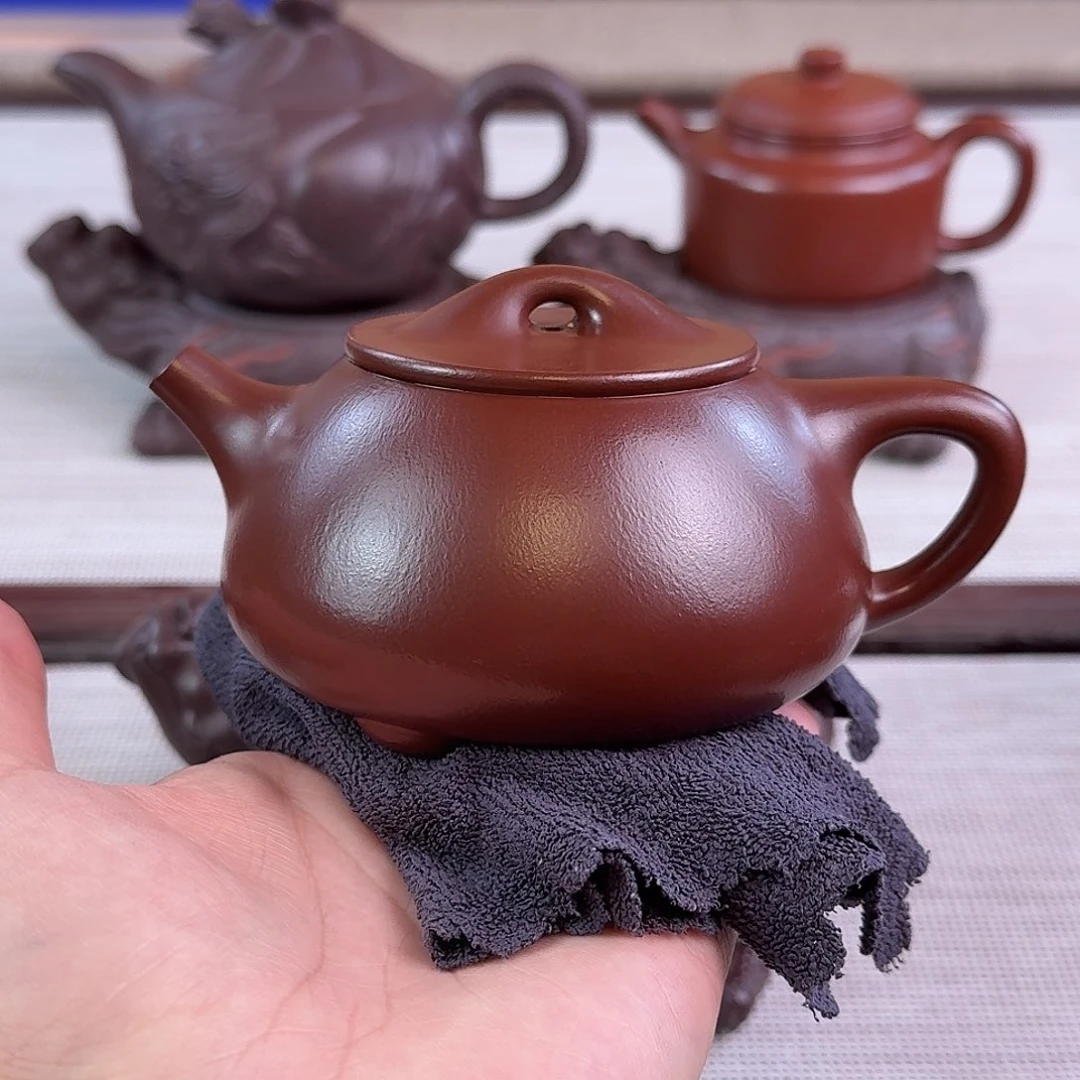 紫砂茶壶彗**叔240大红袍石瓢