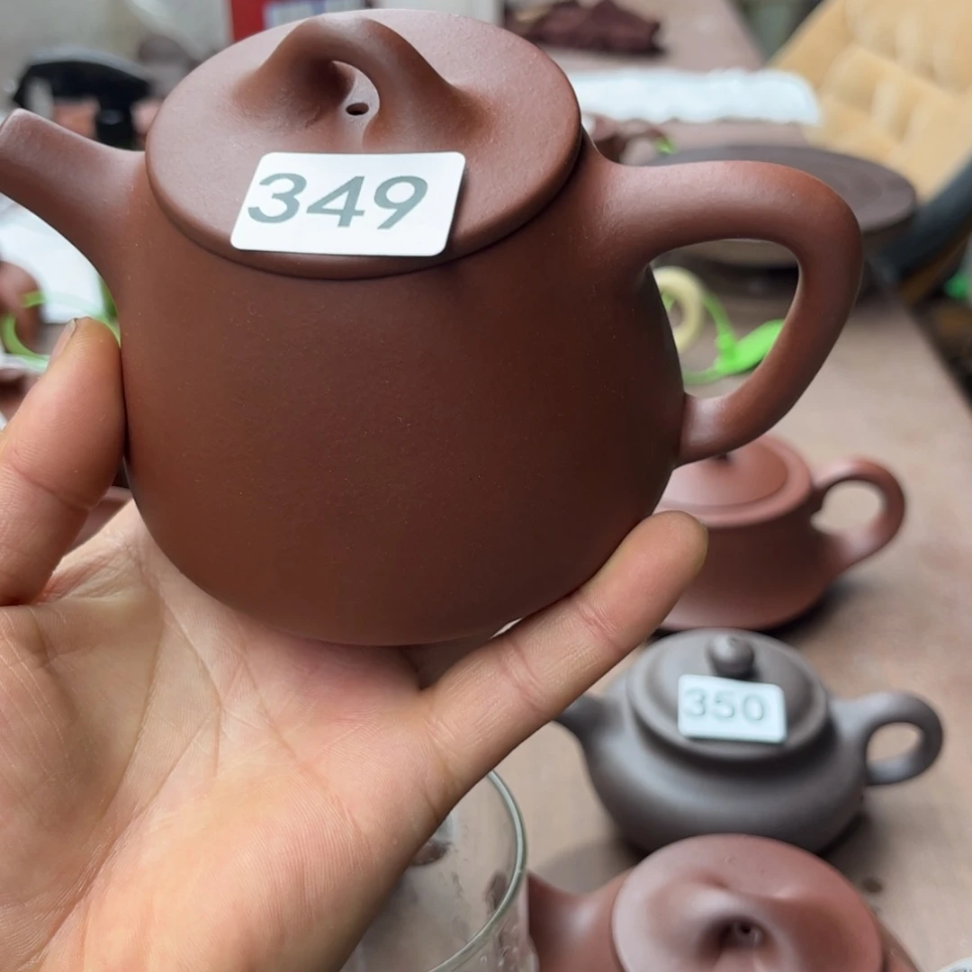紫砂茶壶紫泥石瓢310左右瑕疵