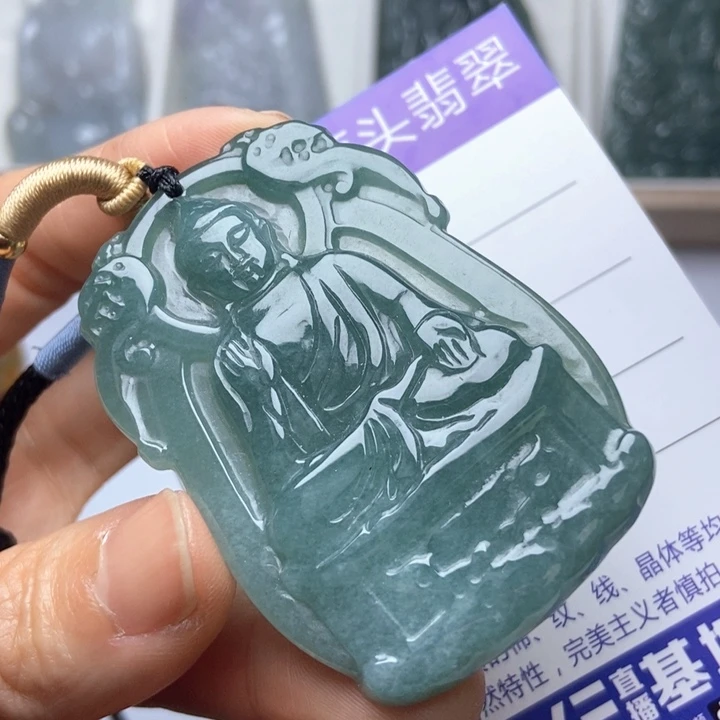 翡翠未镶嵌挂件翡翠