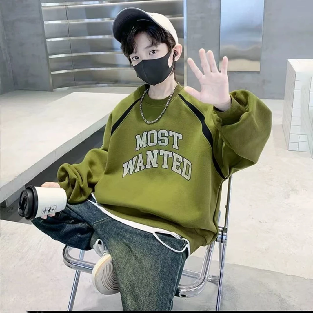 L363韩版加绒卫衣