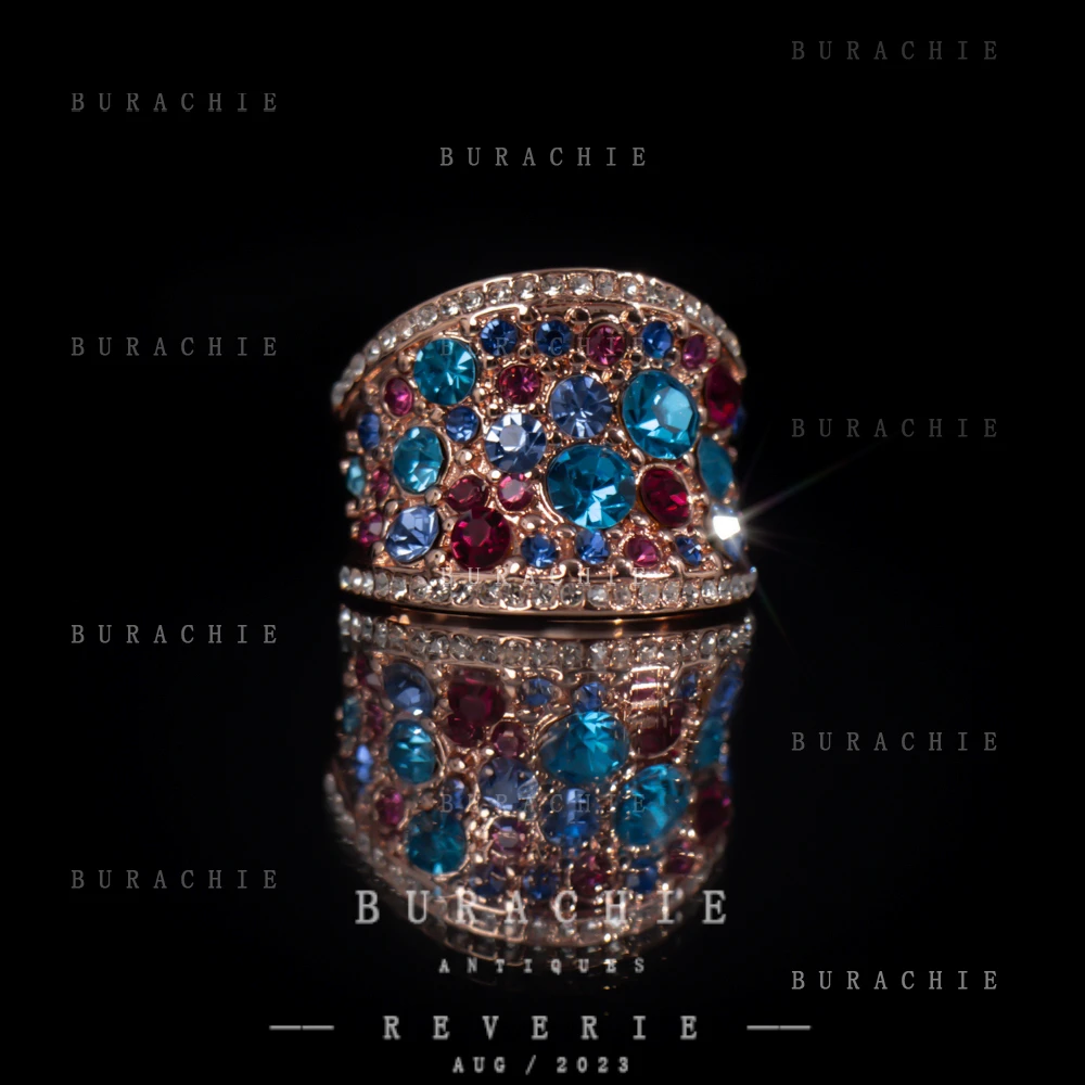 铜合金仿水晶戒指 【5797】周年珍藏英｜经典原标克拉款CrownFrett