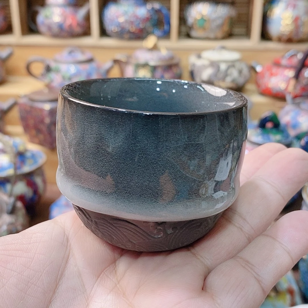 粗陶志野柴柴茶七