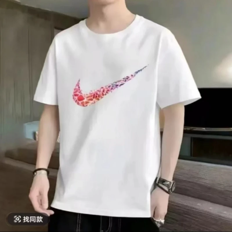 1015【一折粉丝福利】夏季潮牌男女同款百搭圆领T恤