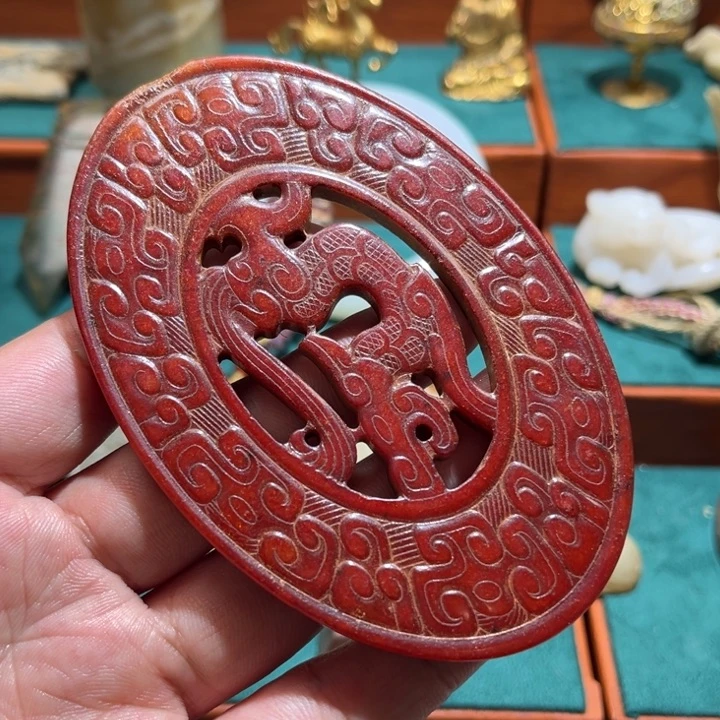 和田玉未镶嵌吊坠(不含链)