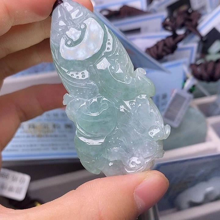 翡翠未镶嵌颈饰333