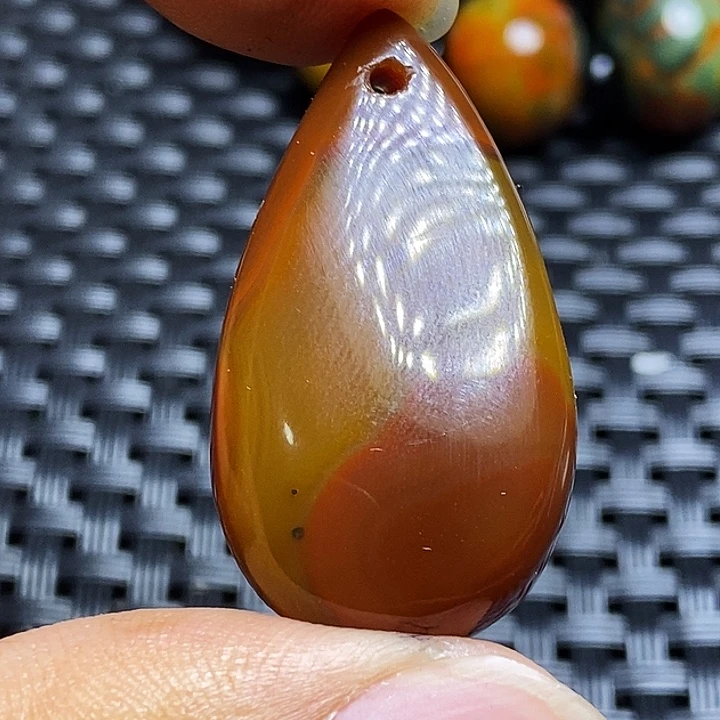 名***狼玛瑙/玉髓颈饰未镶嵌