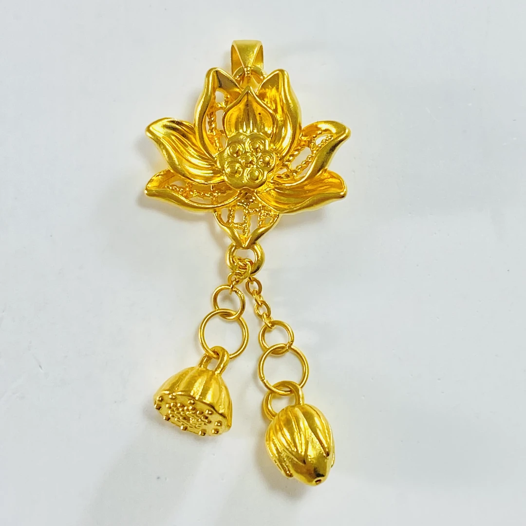 足金999 黄金莲花莲蓬两世欢 1.21