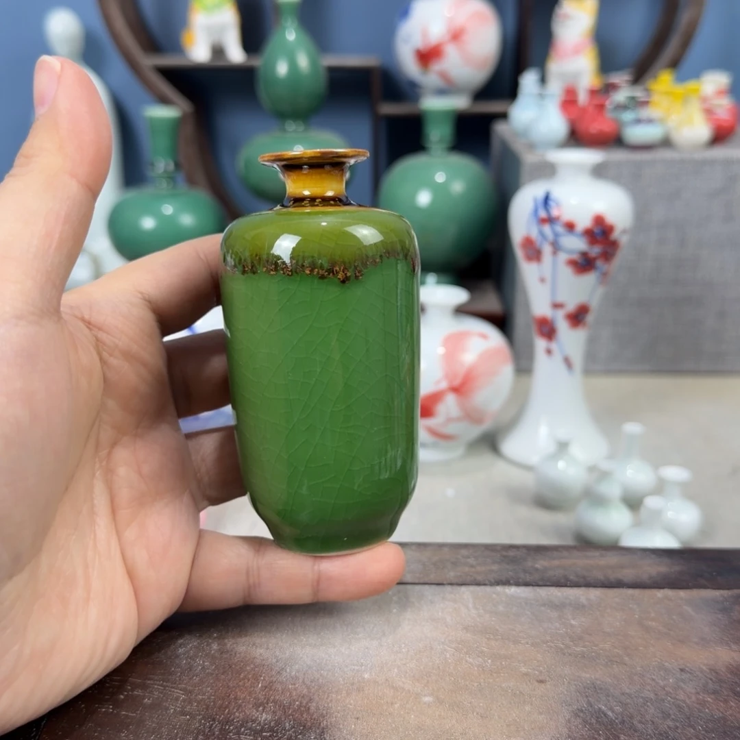 陶瓷手工小花器摆件
