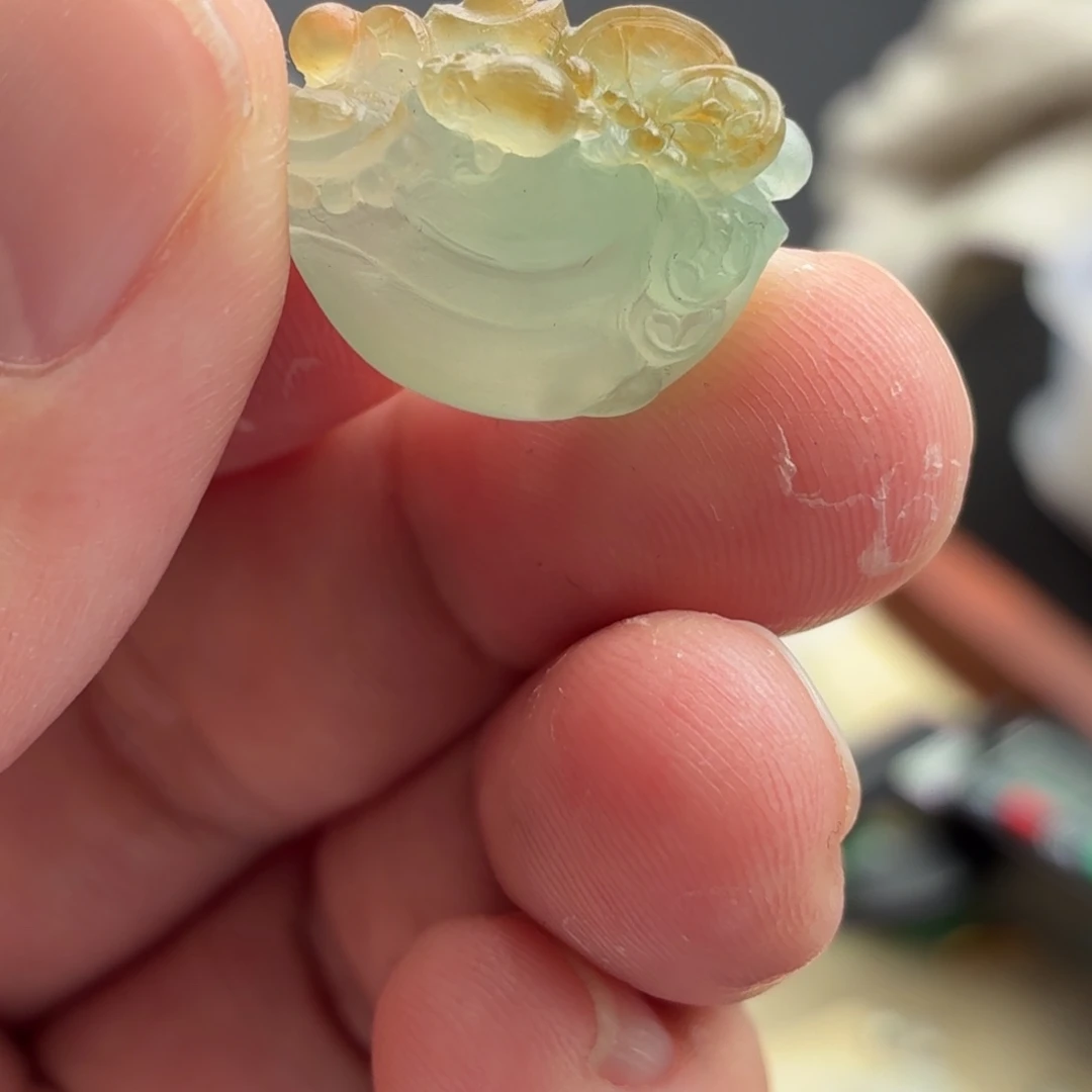 定制翡翠未镶嵌聚宝盆