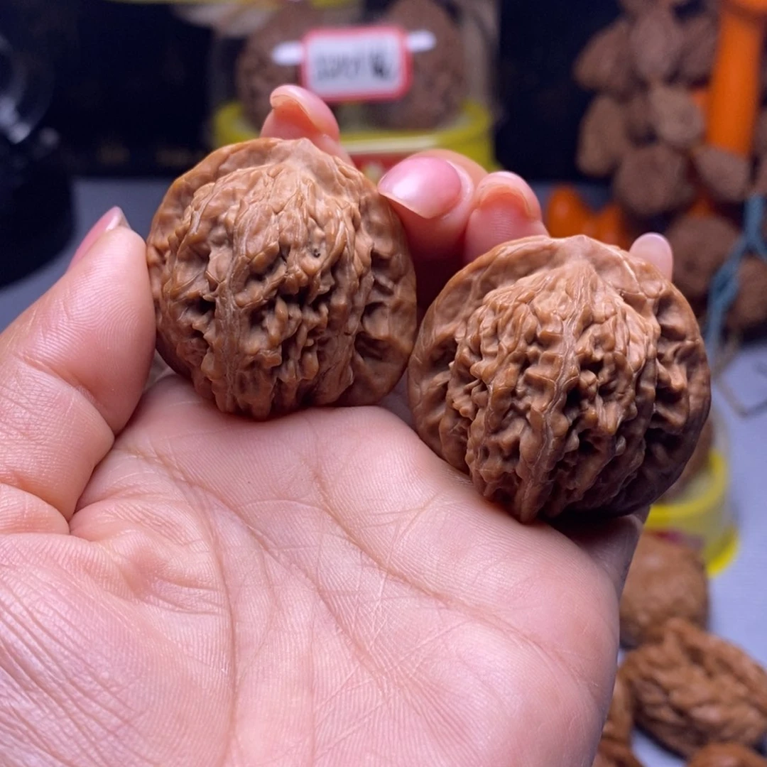 把件文玩核桃012四座楼38尺全品