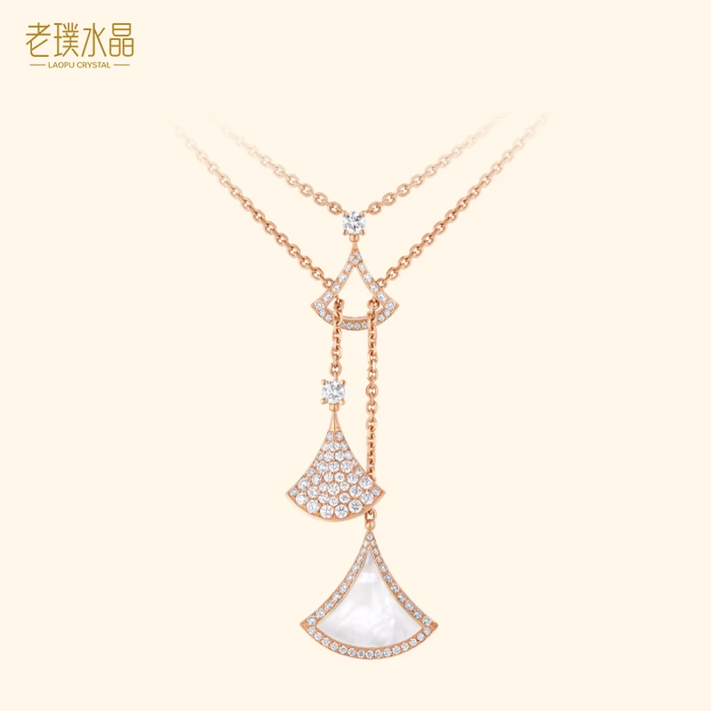 老璞复古轻奢流苏裙子项链气质