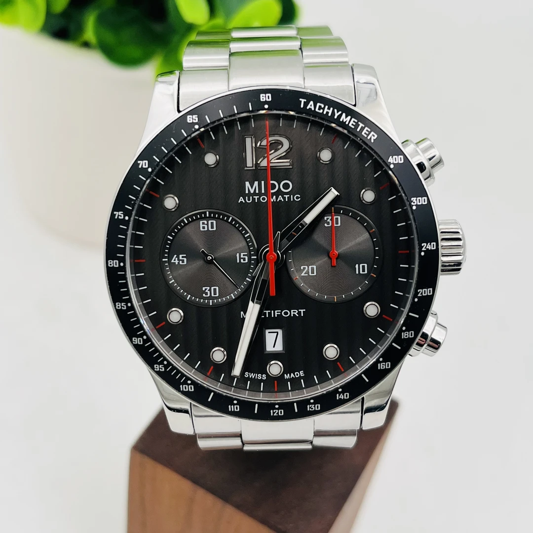 99新 Mido/美度 臻时/多少双眼多功能计时瑞士男士腕表尺寸60机芯