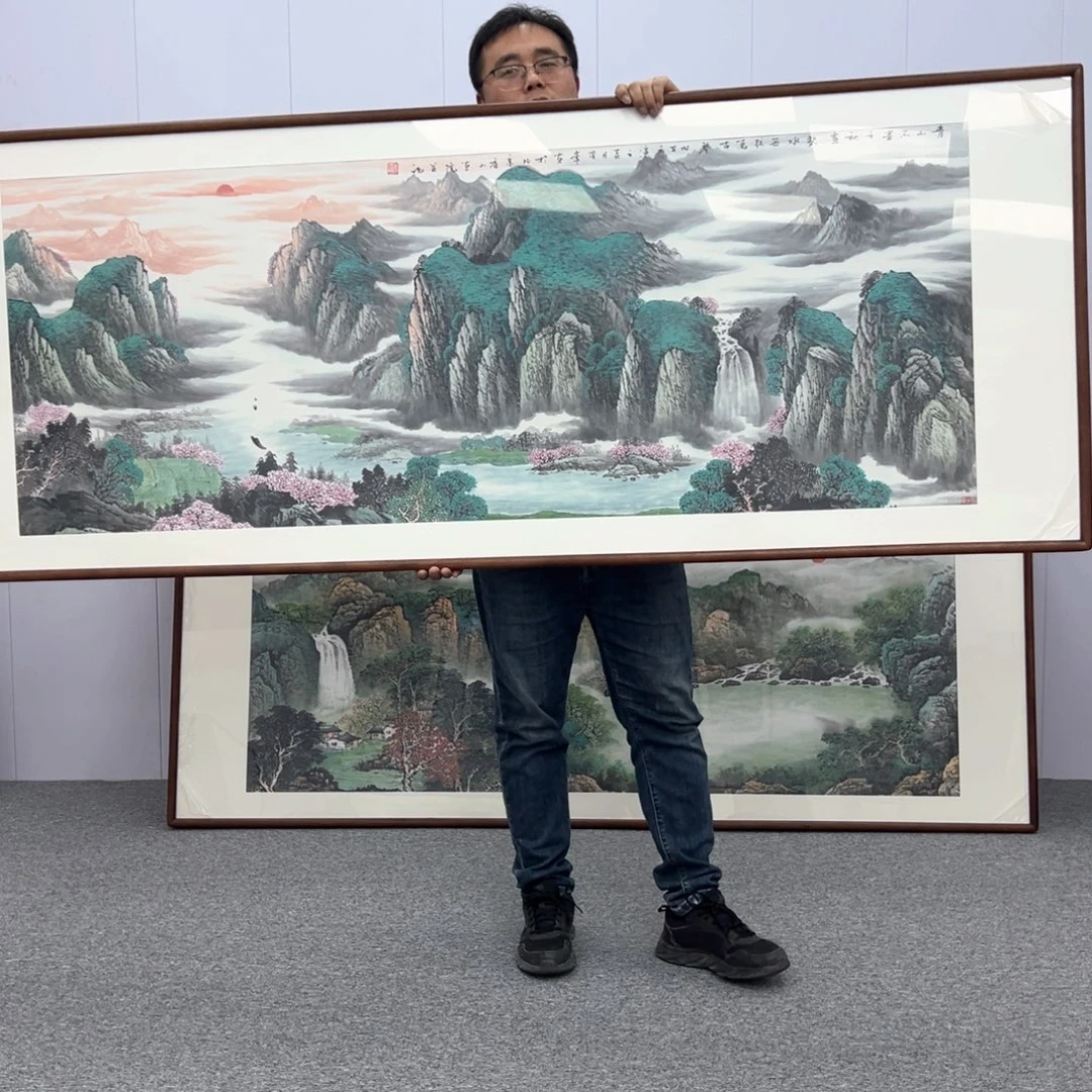 国画国画作品展210*80