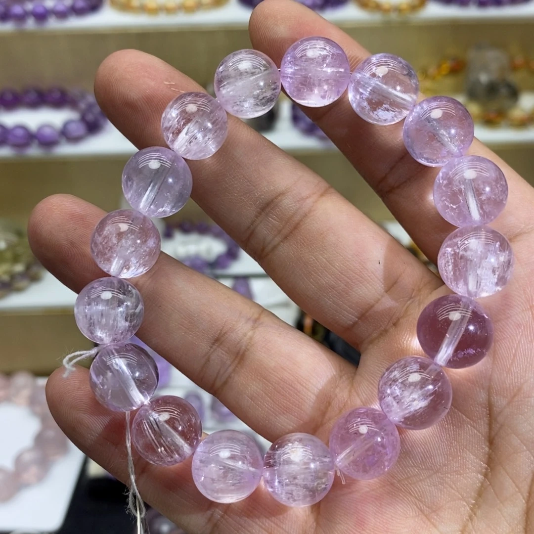锂辉石手串未镶嵌默认