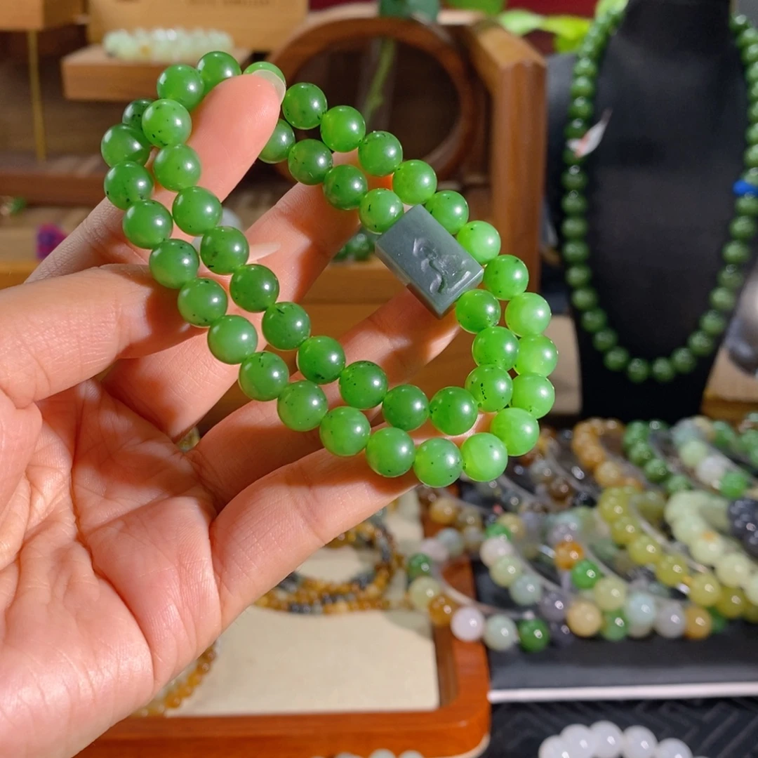 和田玉未镶嵌手链