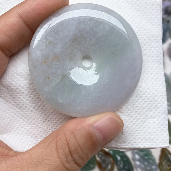 颈饰未镶嵌翡翠天然缅甸翡翠