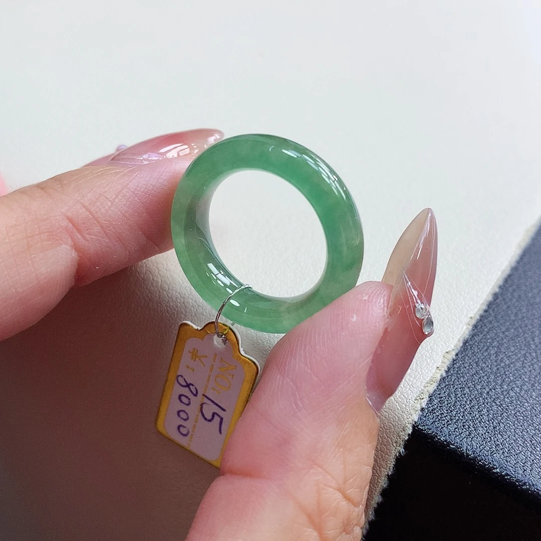 翡翠戒指未镶嵌15号