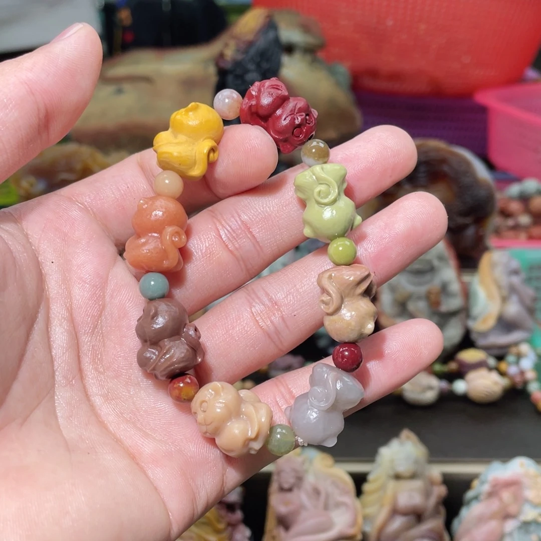 石英质玉未镶嵌手链