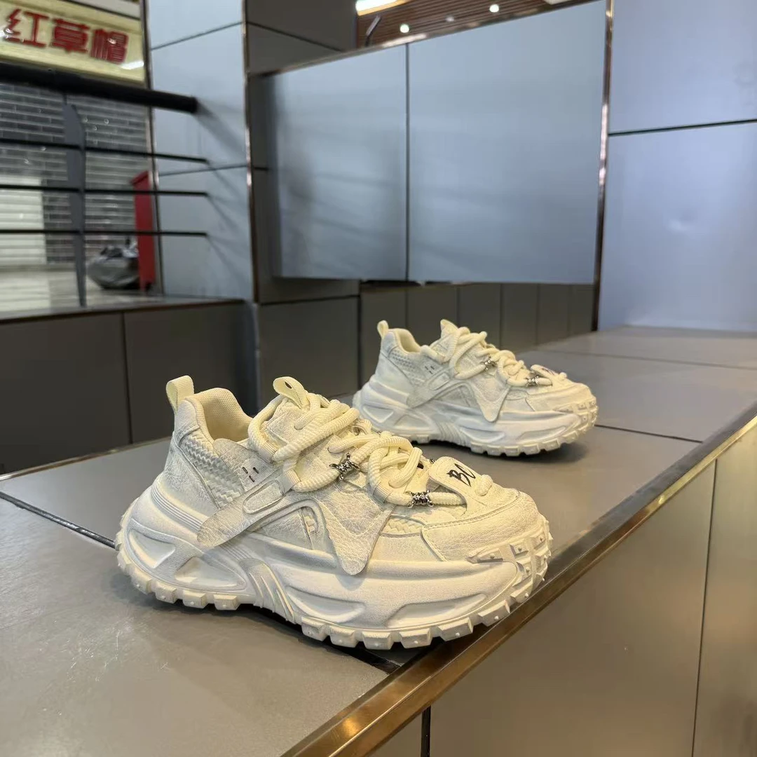 时尚老爹痞帅男鞋春秋时尚厚底增高百搭鞋子潮流秋季运动鞋潮鞋