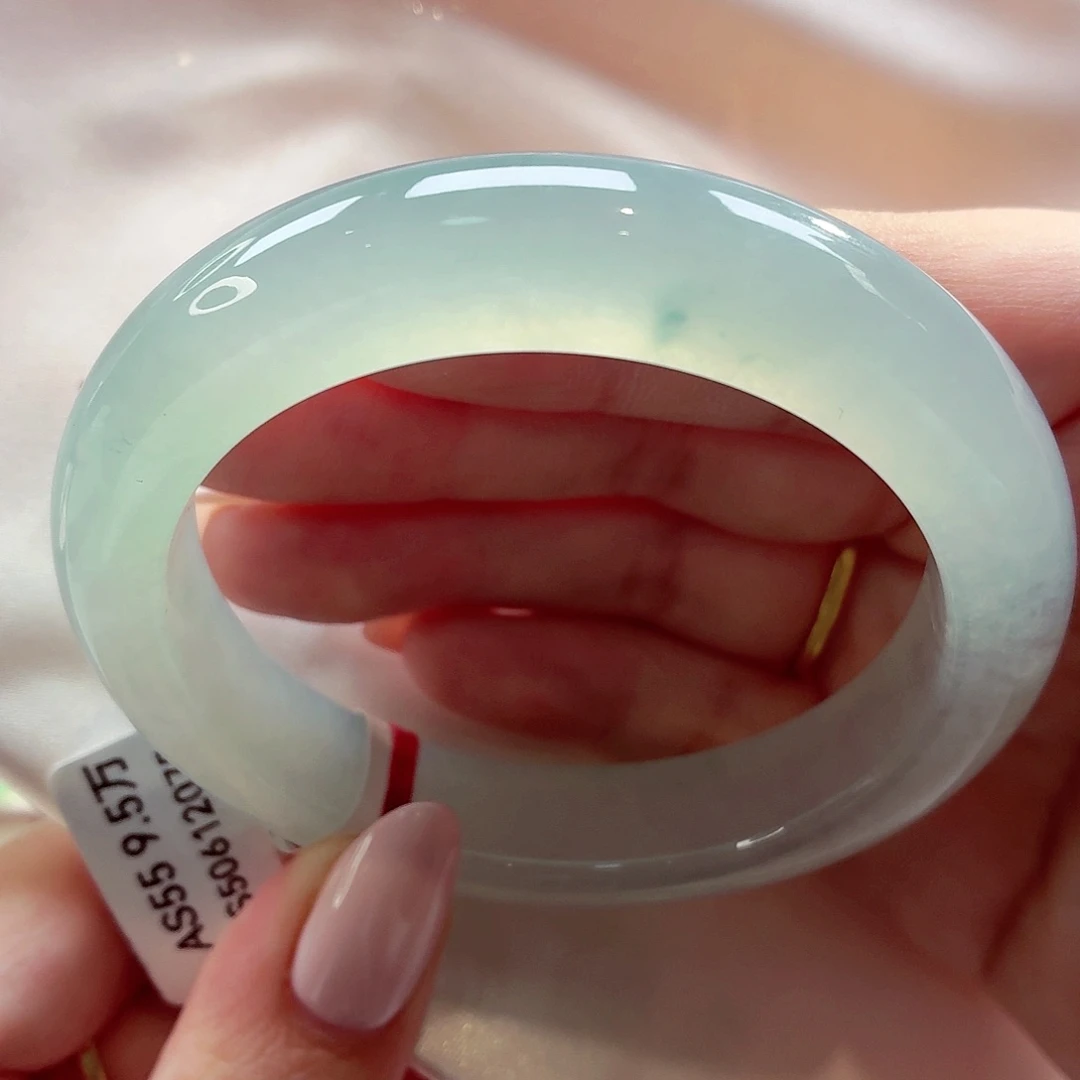 翡翠未镶嵌手镯22（15号）