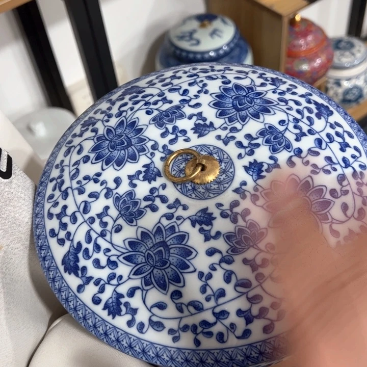 茶叶罐陶瓷家用储物罐轻微瑕疵品介意勿拍