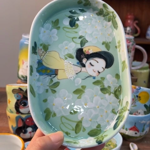 炉景德镇釉下手绘陶瓷